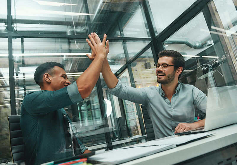 high five
